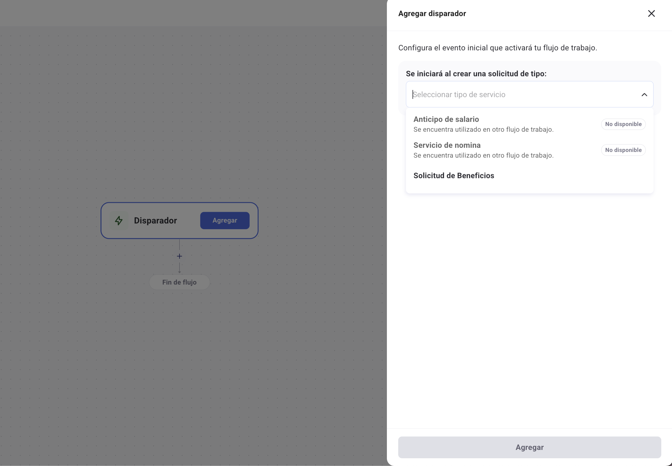 Permissão gerir competências