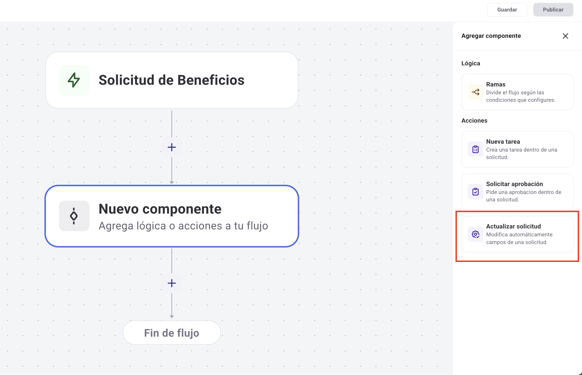 Ecrã de configuração