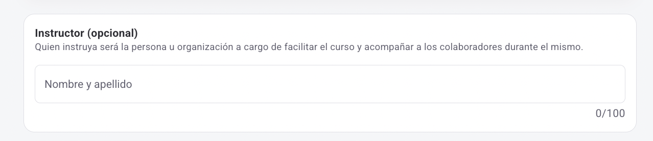 Configuración de audiencia del curso con opciones de segmentación