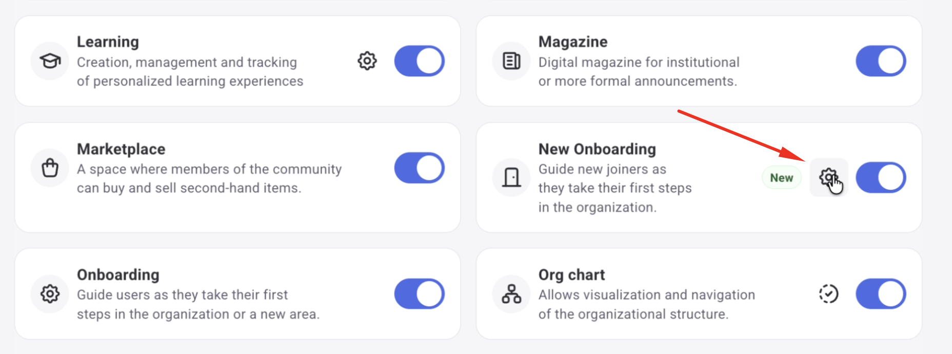 Apps Onboarding