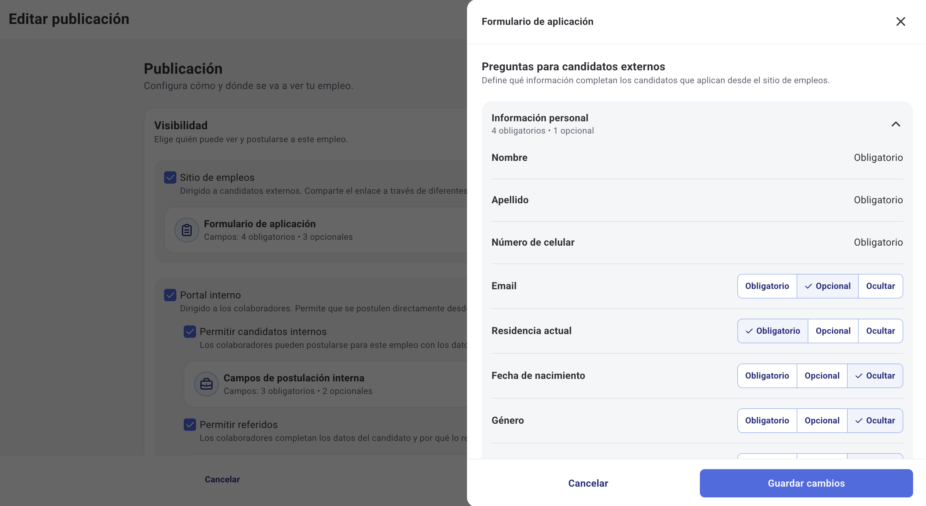 Configuración